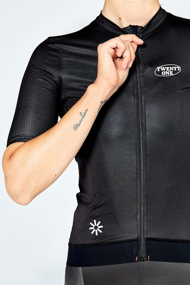 Maillot CA Limited Edition Mujer Negro - Twenty One Cycling